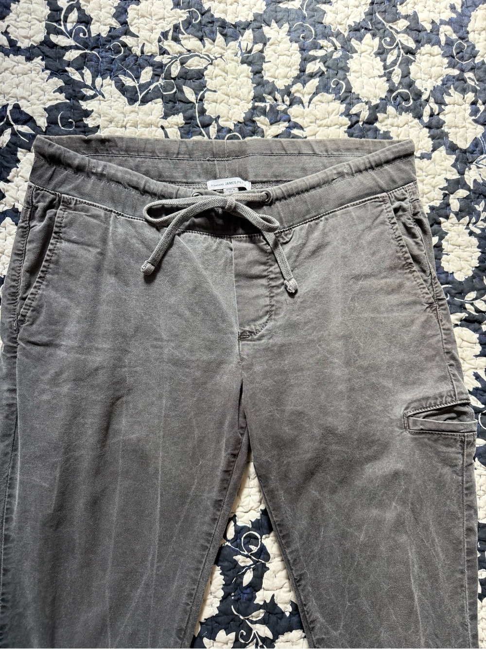 James Perse women’s Gray Drawstring Casual Pants